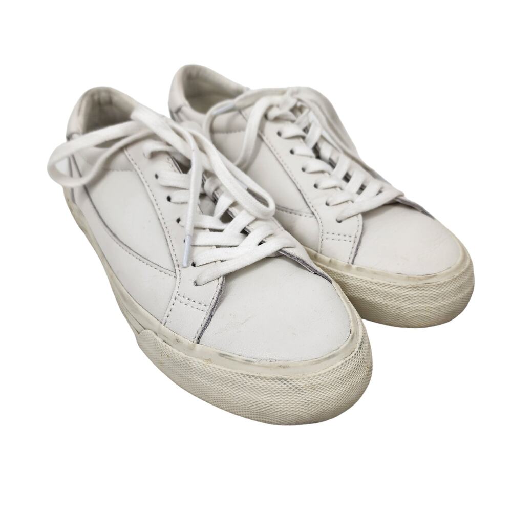 Madewell White Sidewalk Eco Friendly Supportive Low-Top Sneakers Size 7.5